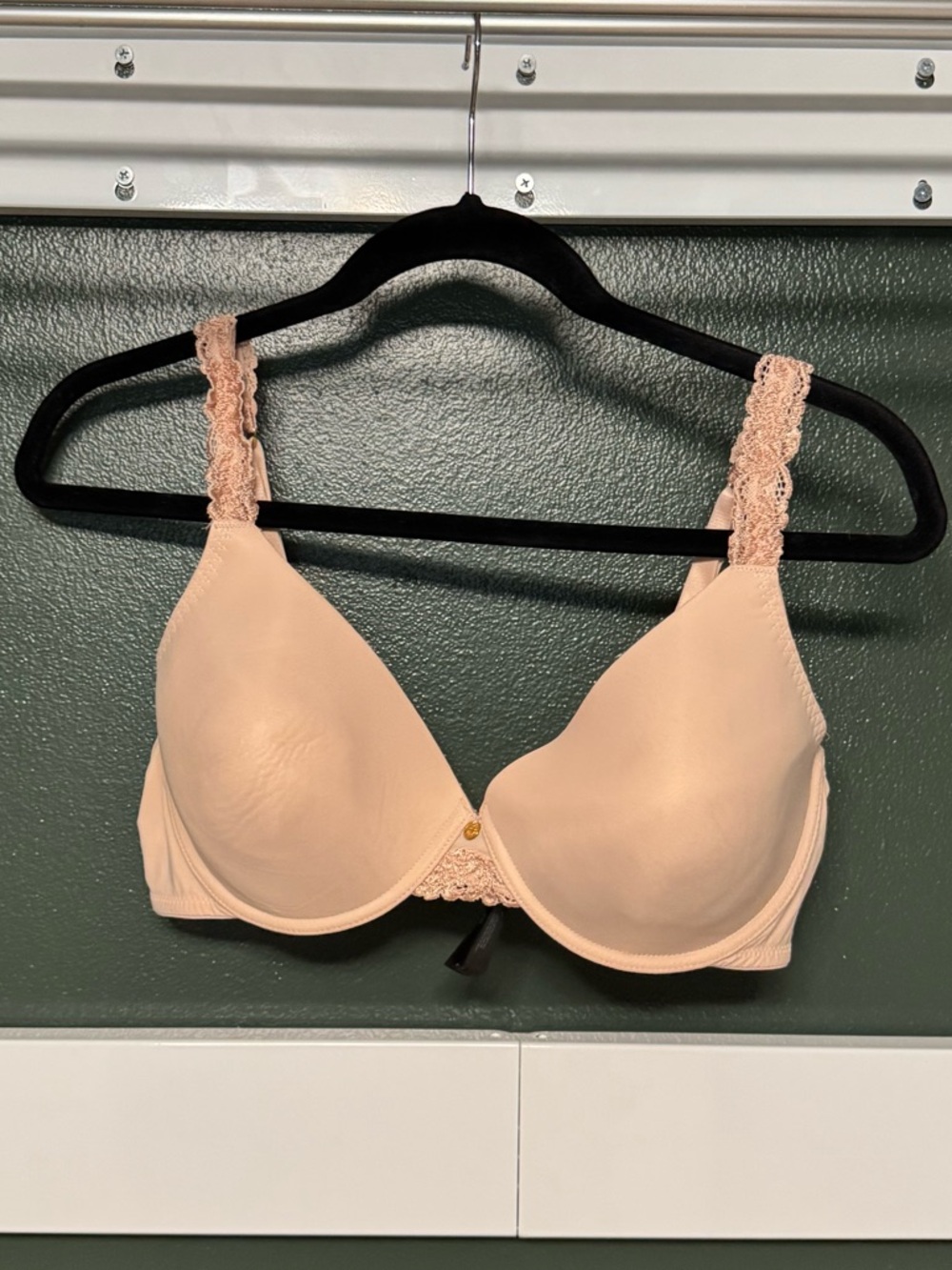 Natori Pure Luxe Nude Lace-Trim T-Shirt Bra - Women Intimates